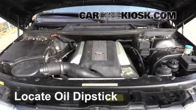 2004 Land Rover Range Rover HSE 4.4L V8 Oil Check Oil Level